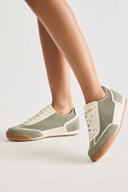 Zapatillas Deportivas de Tejido con Cordones - Verde - Image 7