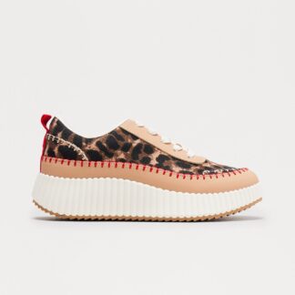 Zapatillas Deportivas de Plataforma con Estampado de Leopardo