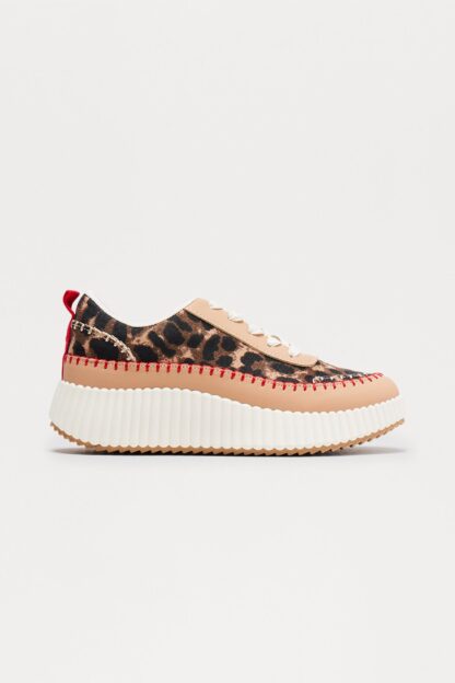 Zapatillas Deportivas de Plataforma con Estampado de Leopardo