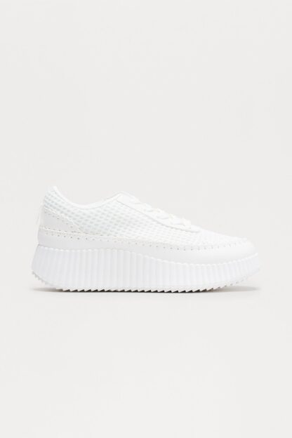 Zapatillas Deportivas de Plataforma en Blanco - Image 5