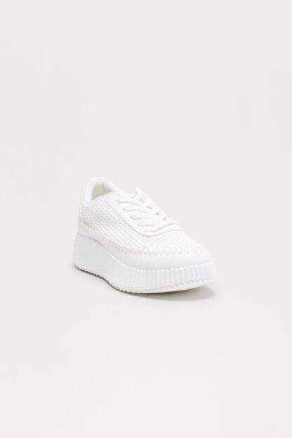 Zapatillas Deportivas de Plataforma en Blanco - Image 7