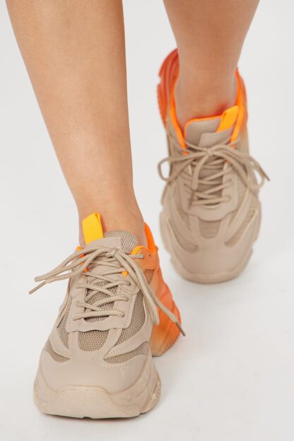 Zapatillas Deportivas Multicolor con Suela Gruesa - Image 3