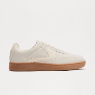 Zapatillas Urbanas con Cordones - Beige