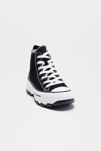 Zapatillas Deportivas de Plataforma Altas con Cordones - Image 3