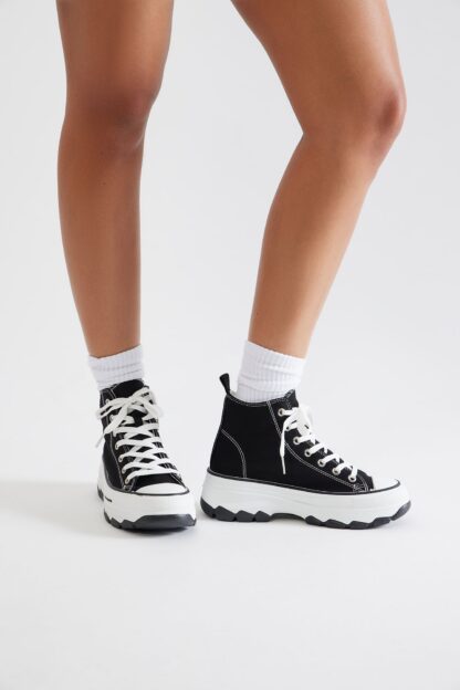 Zapatillas Deportivas de Plataforma Altas con Cordones - Image 2